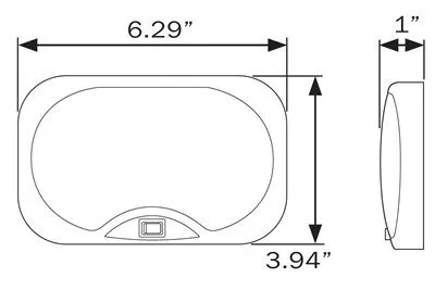 INTERIOR RV LGHT LO-PROF 14 DI